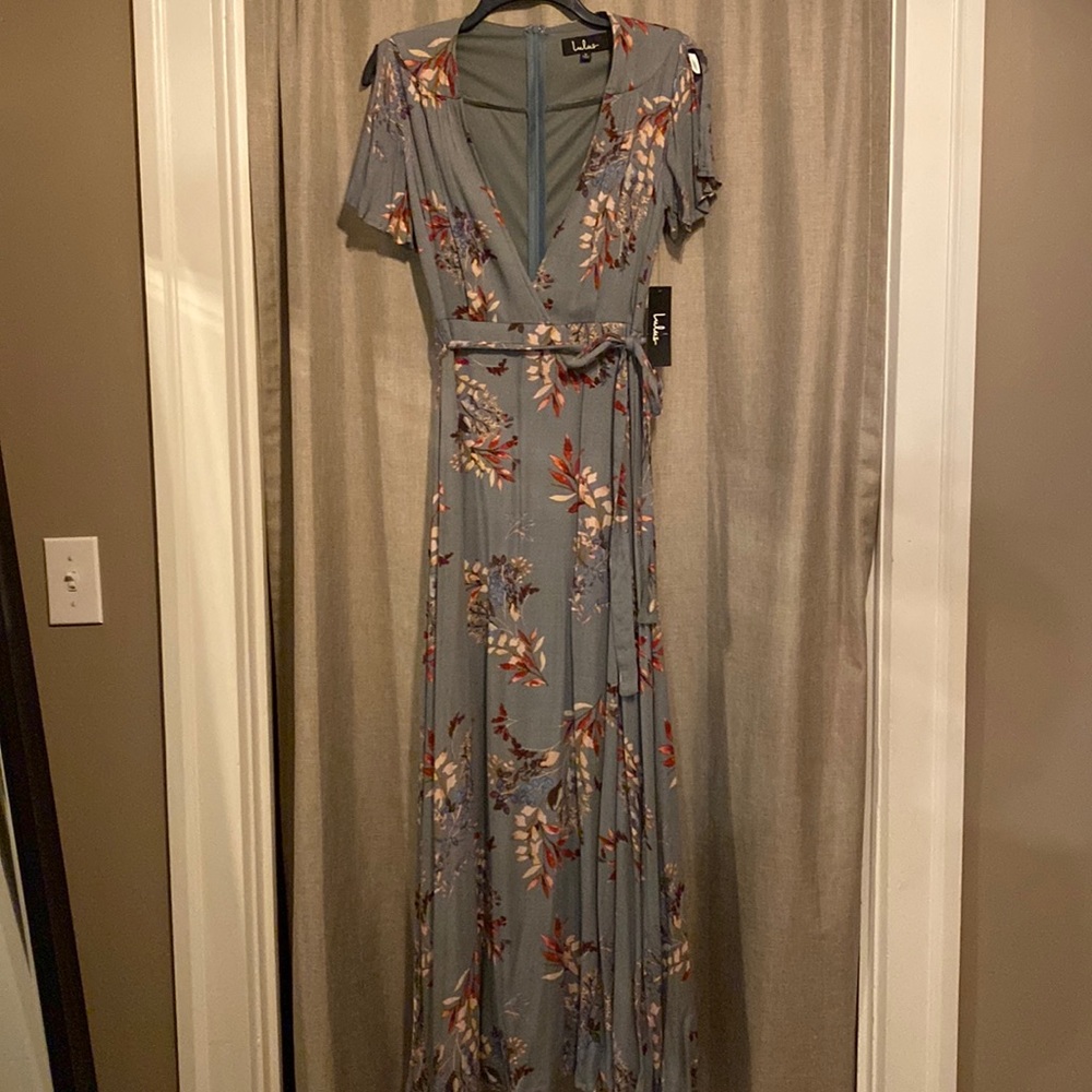 Lulus floral maxi dress
